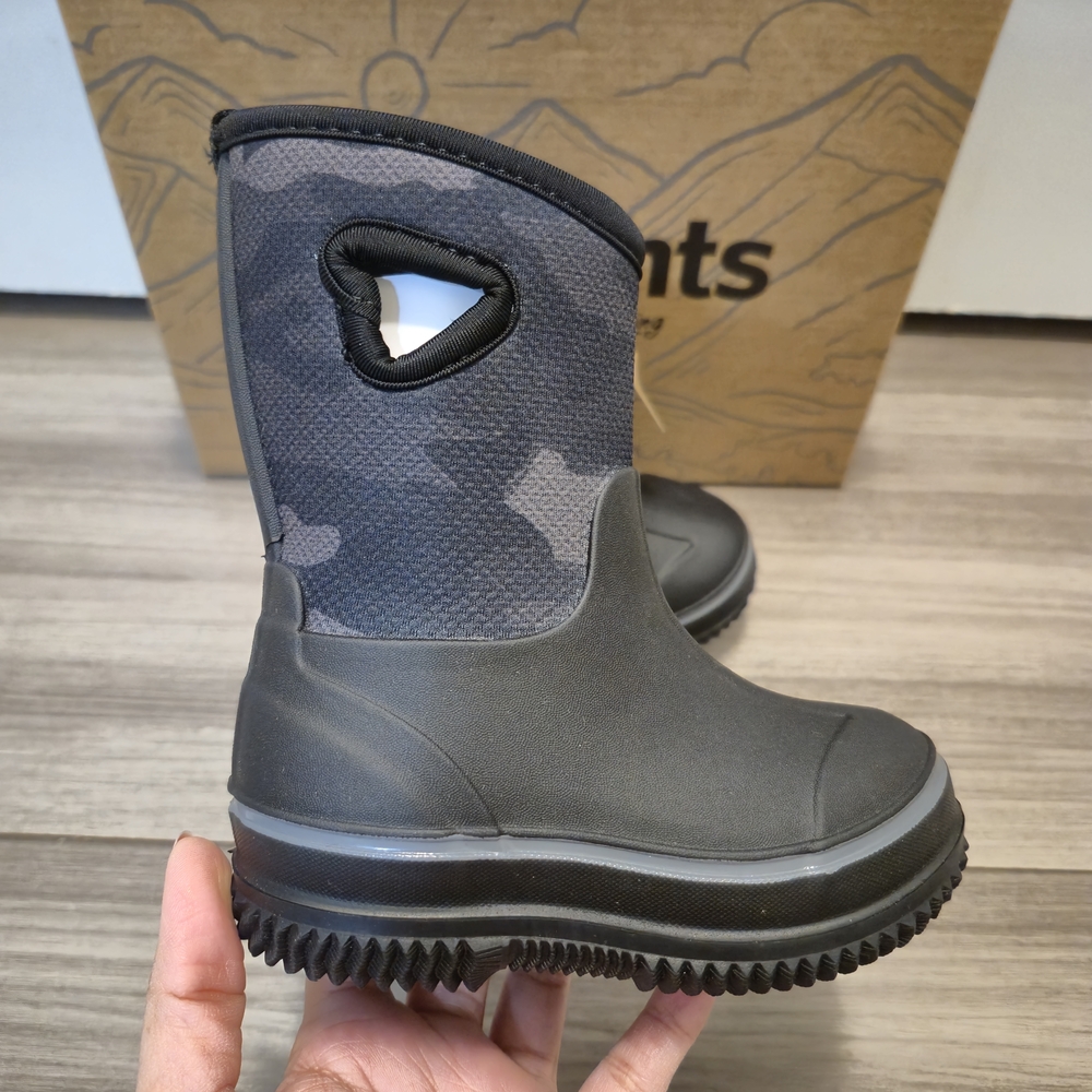 Element Kids Camouflage Gray Rain Boots